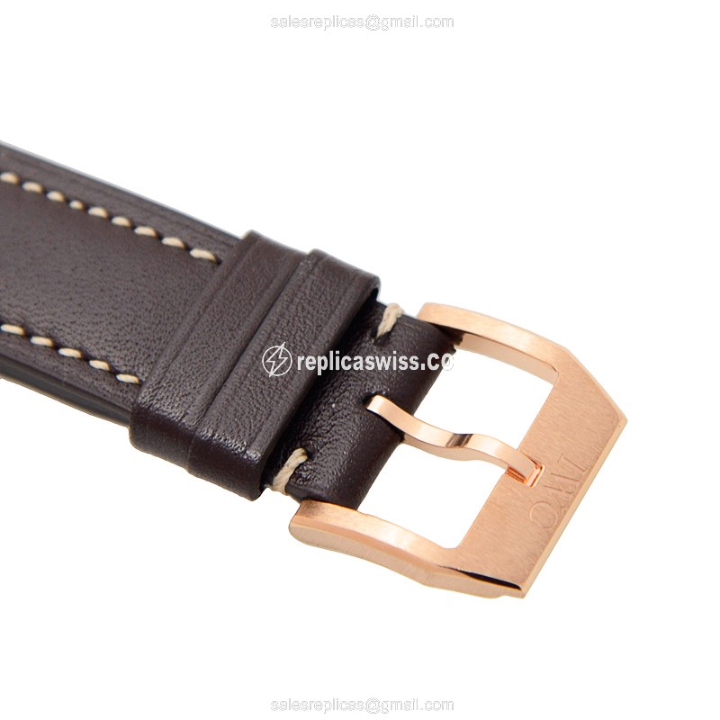 IWC IW388006 PILOTS Replica - Automatic - Ceramic Case - Brown Dial & Brown Cowhide Strap - View 4