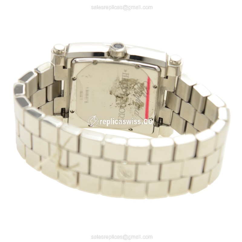 Chopard Happy Sport Quartz - White Dial - Steel Case - Silver Strap - View 4