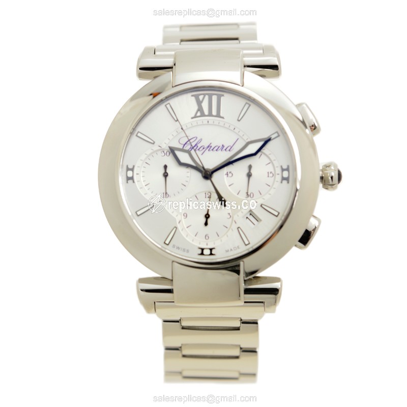 Chopard Imperiale Automatic Steel Case Silver Dial Steel Clasp - Replica Watch - View 2