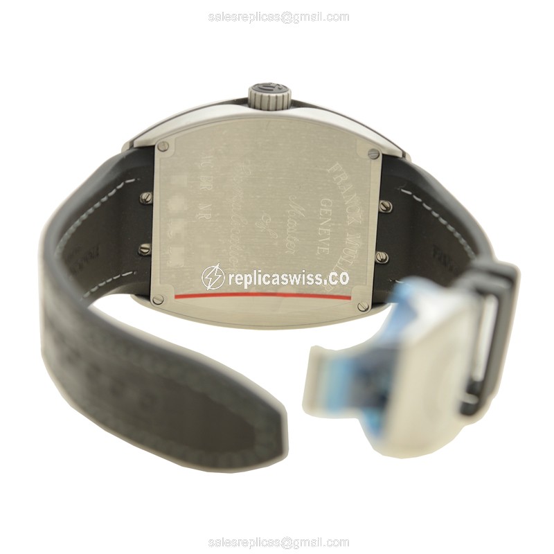 Franck Muller Vanguard Replica - Automatic Steel Black Dial - View 4