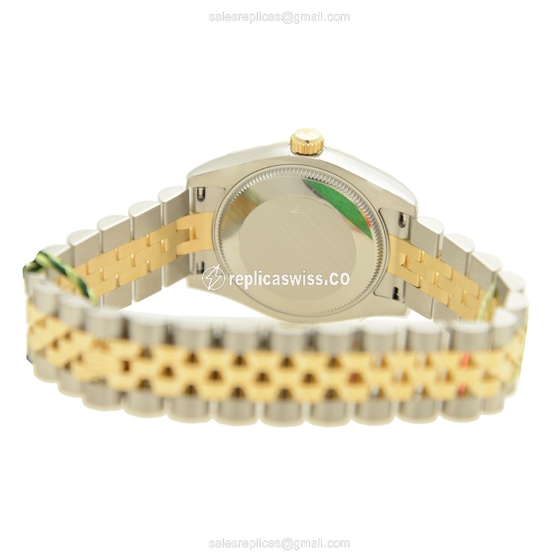 Rolex 178273CHFLOAR6_J LADY DATEJUST Automatic 18kt Gold & Steel - View 4