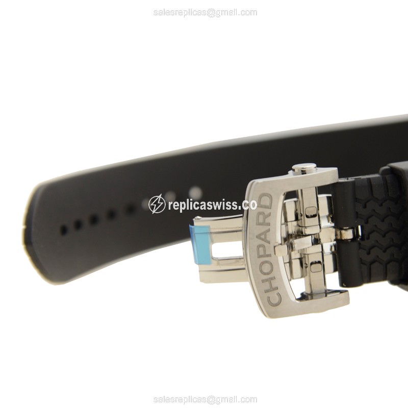 Chopard MILLE MIGLIA GT XL - Automatic - Steel - Black Dial - Rubber Strap - View 4