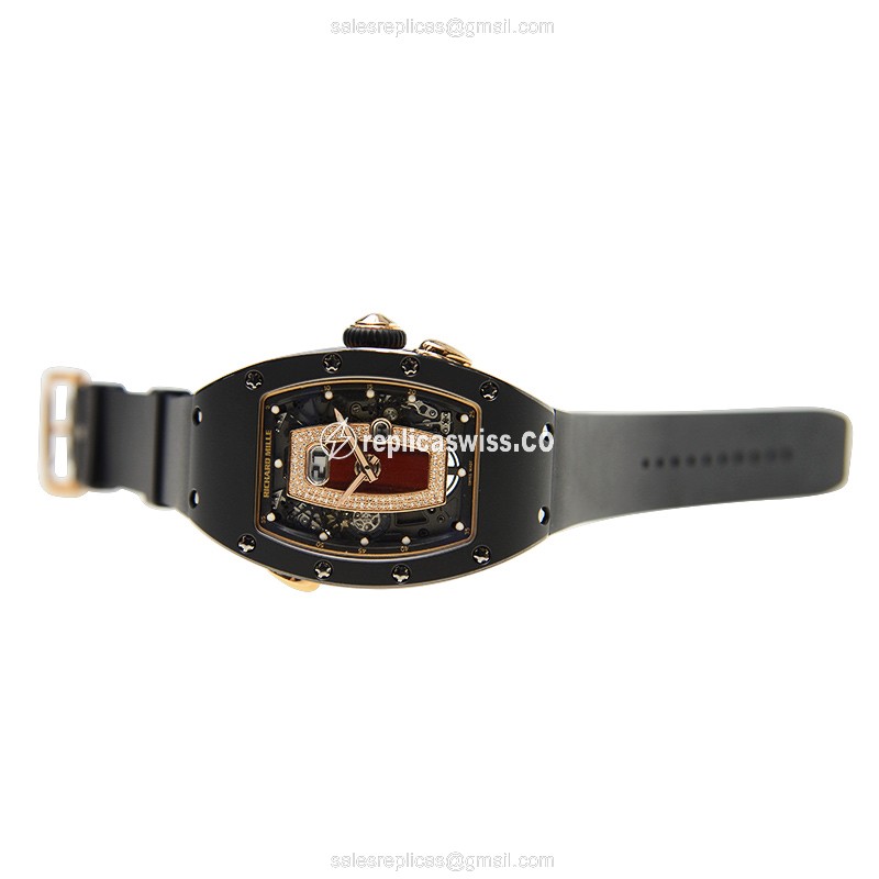 Richard Mille RM037 - Automatic - Ceramic Case - Black Dial - Rubber Strap - View 2