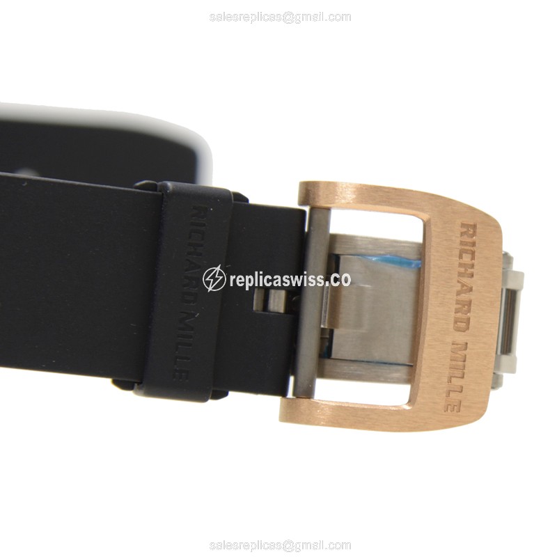 Richard Mille RM037 - Automatic - Ceramic Case - Black Dial - Rubber Strap - View 4