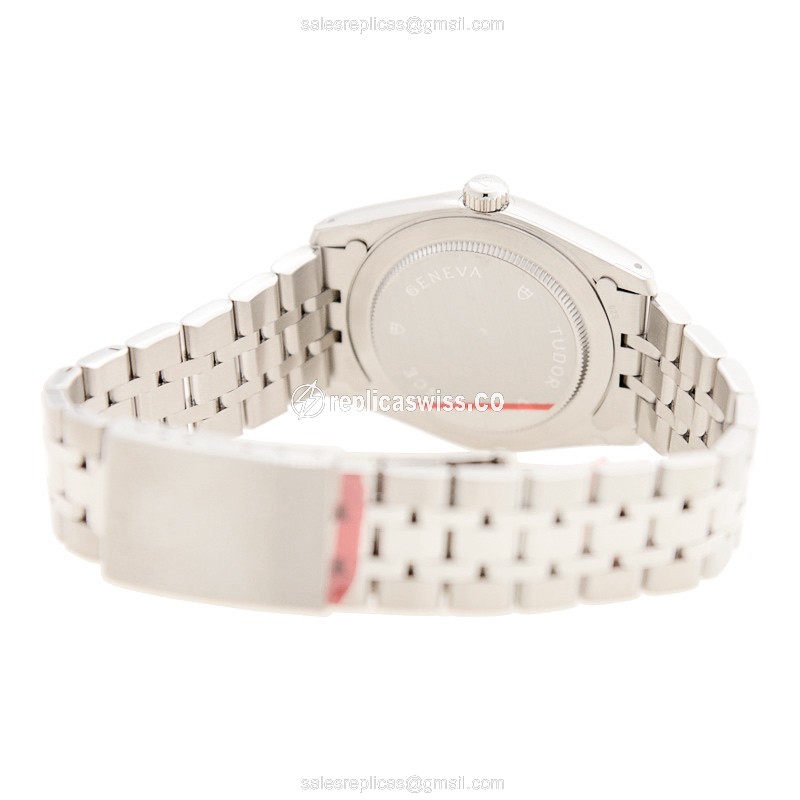 Tudor Prince Date Replica - Automatic - White Gold & Steel - View 4