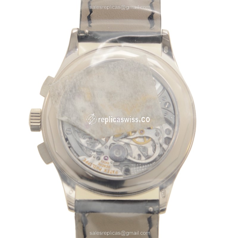 Patek Philippe 5170G-010 - Manual Wind - 18kt Gold - Black Dial - Alligator Black Clasp - View 3