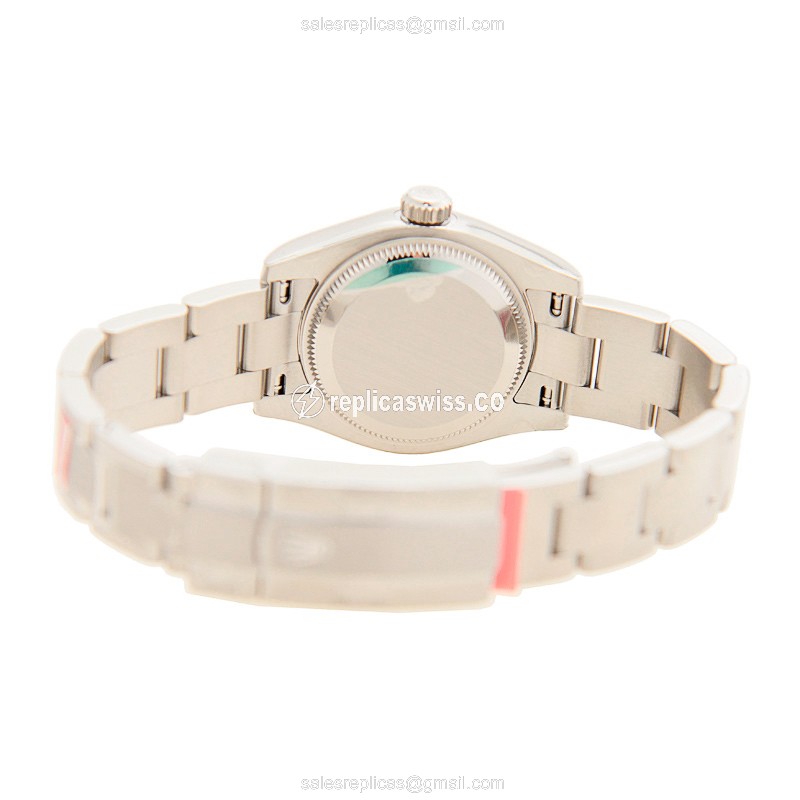 Rolex 176200-0004 OYSTER Replica - Automatic - Steel Case - Pink Dial - Silver Strap - View 4