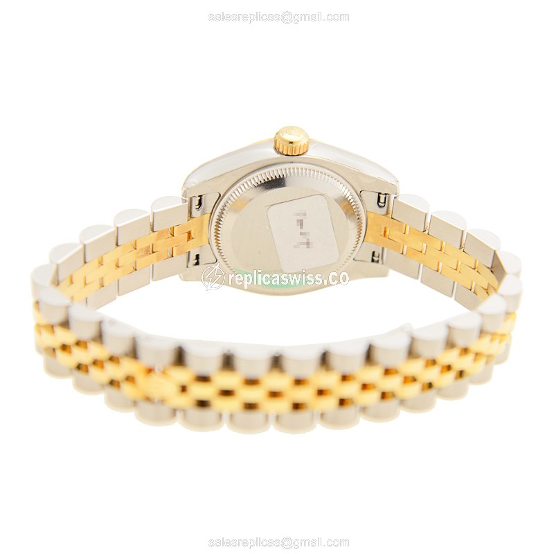Rolex Datejust Lady Replica - Gold & Steel - Automatic - 18kt Finish - View 4