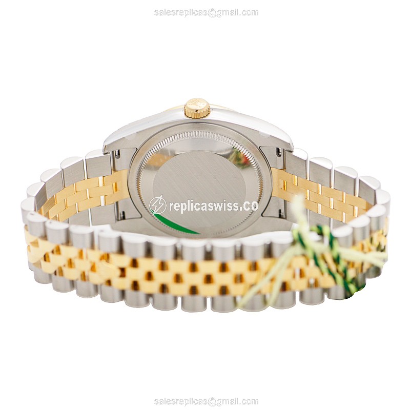 Rolex Datejust Replica - Automatic - Green Dial - 18kt/Steel - View 4