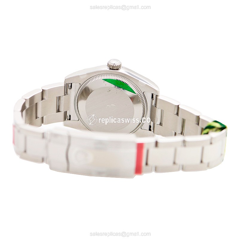 Rolex Lady Datejust Replica - Automatic | Stainless Steel | Black Dial | Silver Clasp - View 4