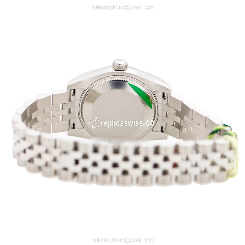 Rolex Lady Datejust Replica - Automatic - Steel Case - Silver Dial - View 4