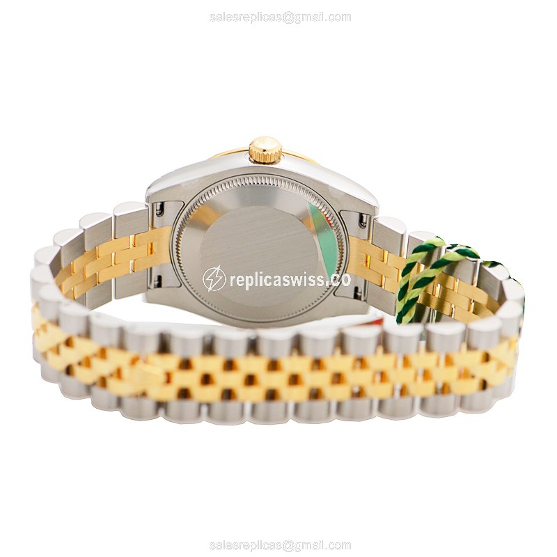 Rolex Datejust Lady Replica - Automatic - White Dial, Steel Case & Strap - View 4