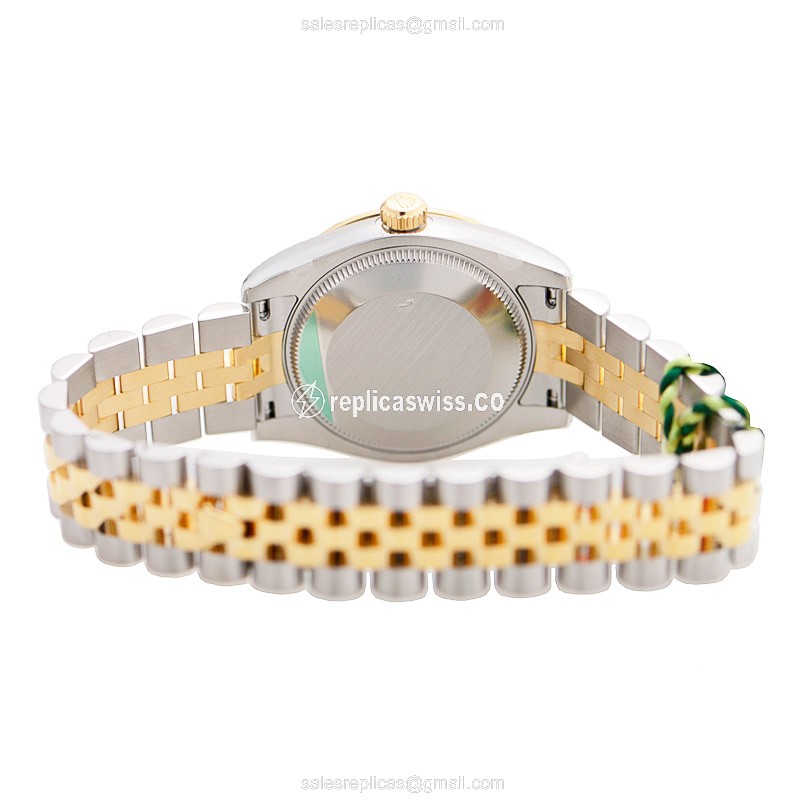 Rolex Datejust Lady Replica - Automatic - Gold Case - Gold Strap - 18kt - View 4