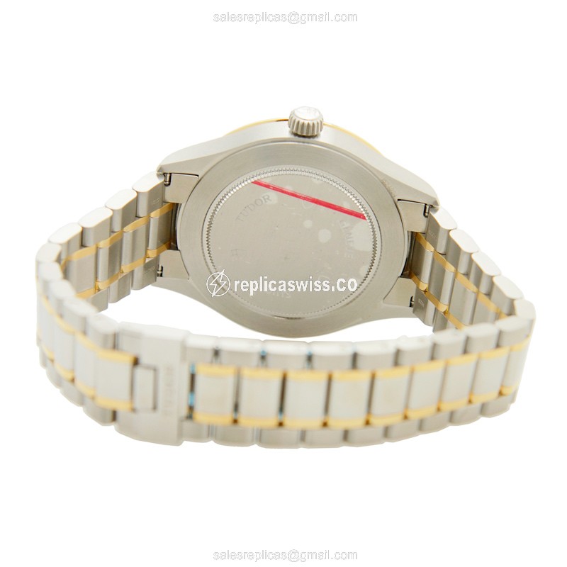 Gold Tudor 12703-65073-3DI-SV - Automatic - Steel Case - Silver Dial - Gold/Steel Strap - View 4