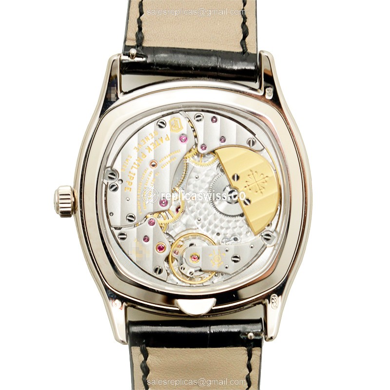Patek Philippe 5940G-010 Complication Replica - Automatic - Gold - Blue Dial - Leather Strap - View 3