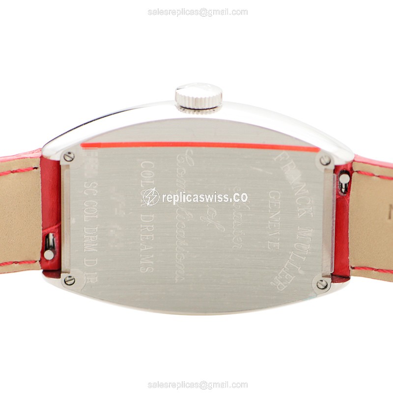 Franck Muller 5850 SC COL DRM D 1R (AC) CINTREE CURVEX Automatic Stainless Steel & Diamonds - View 3