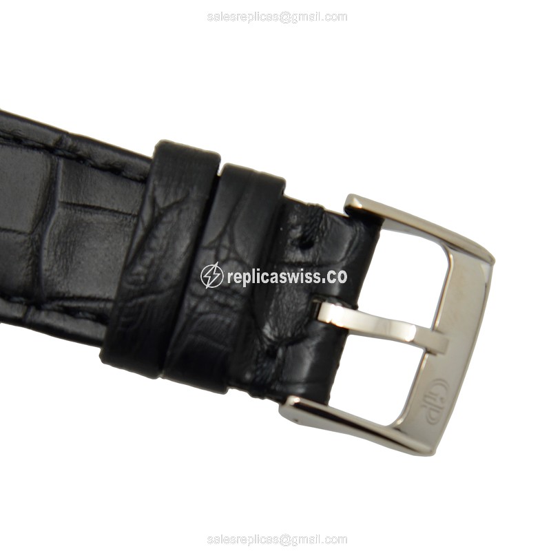 Girard Perregaux 1966 Replica - Automatic - 18kt Gold - White Dial - Black Alligator - View 4