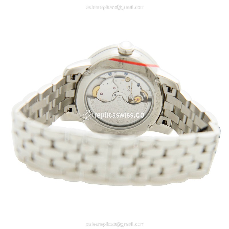 Girard Perregaux 80486D11A36111A CATS EYE - Auto - Diamond Case - Silver Dial - Steel Strap - View 4
