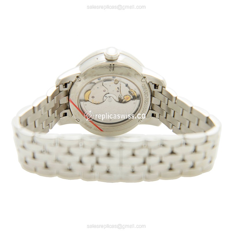 Girard Perregaux 80486D11A861 CATS EYE - Auto - Gold Dial - Diamond Case - Steel Strap - View 4