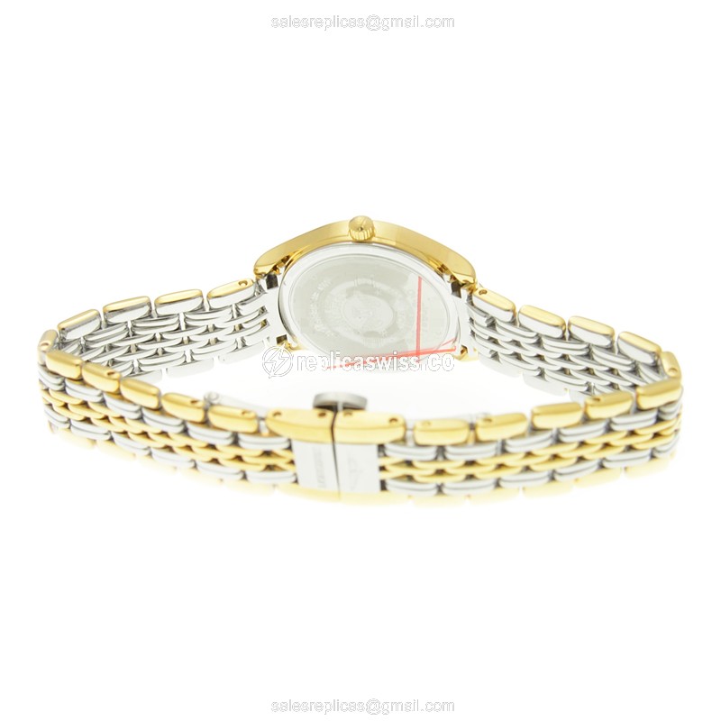 Longines Lyre Replica - Quartz - Gold-Plated & Steel - White Dial - Gold PVD Strap - View 4