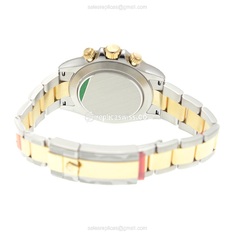 Rolex Daytona Replica - 18kt Gold/Steel - Automatic - White Dial - View 4