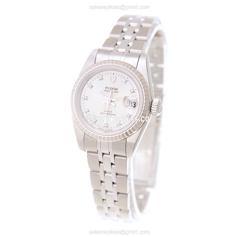 Tudor Heritage Advisor Replica - Auto - Silver Dial - Steel - View 3