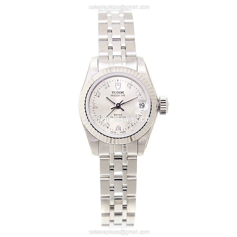 Tudor Automatic Replica Watch - Gray Dial - Steel Strap - View 2