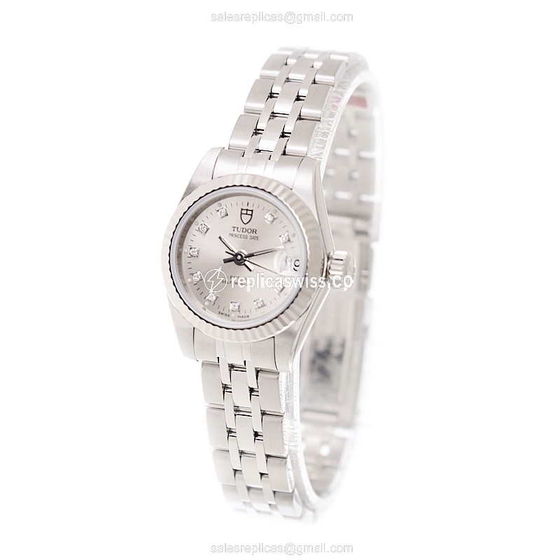 Tudor Automatic Replica Watch - Gray Dial - Steel Strap - View 3