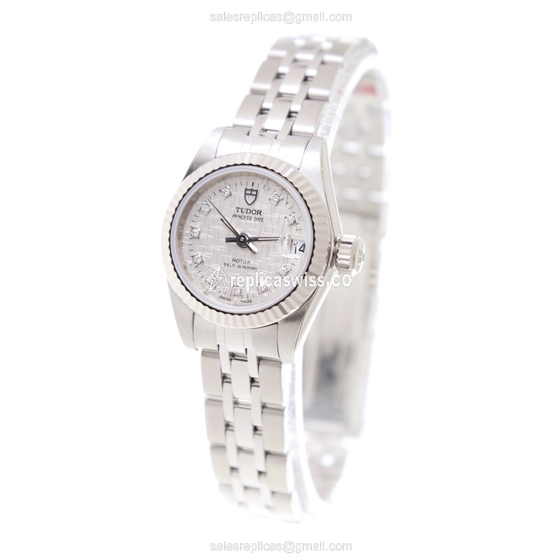 Brand Tudor 92514-62420-10DI-SVCL Replica - Automatic - Steel Case - Gray Dial on Silver Strap - View 3