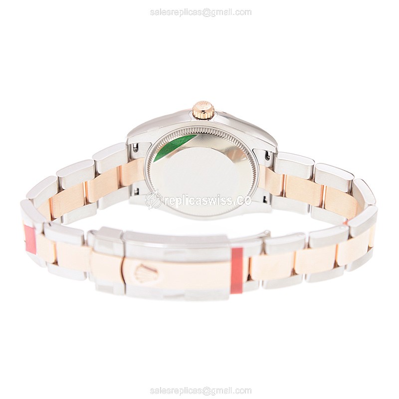 Rolex Datejust 178271BRRNVIDIA_O - Automatic - 18kt Rose Gold & Steel - Brown Dial - View 4