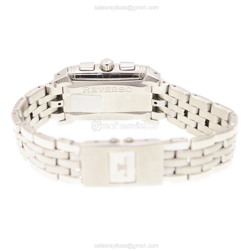 Jaeger-Lecoultre Q2958102 REVERSO - Manual Wind - Black Dial - Steel Case - Silver Steel Strap - View 4