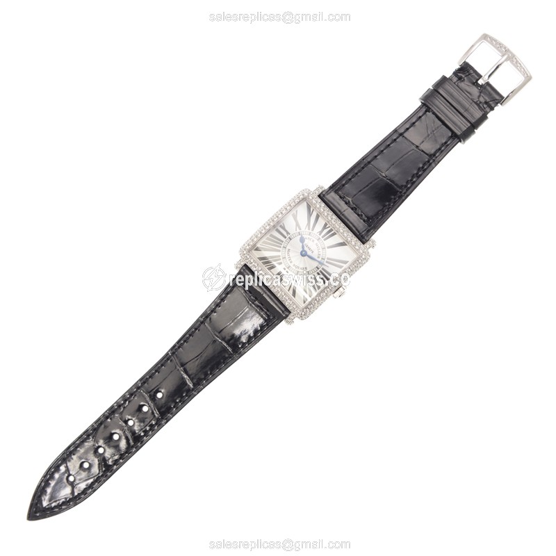 Franck Muller Master Square Replica Watch - Quartz - Diamond - View 2
