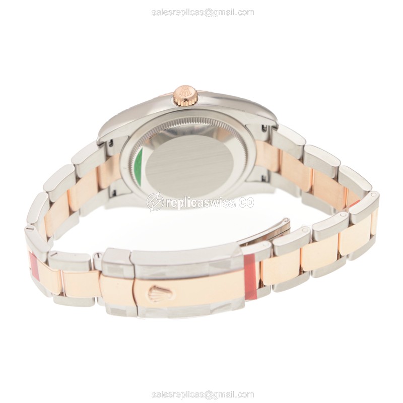 Rolex Datejust Replica - Automatic - Rose Gold - Black Dial - View 4
