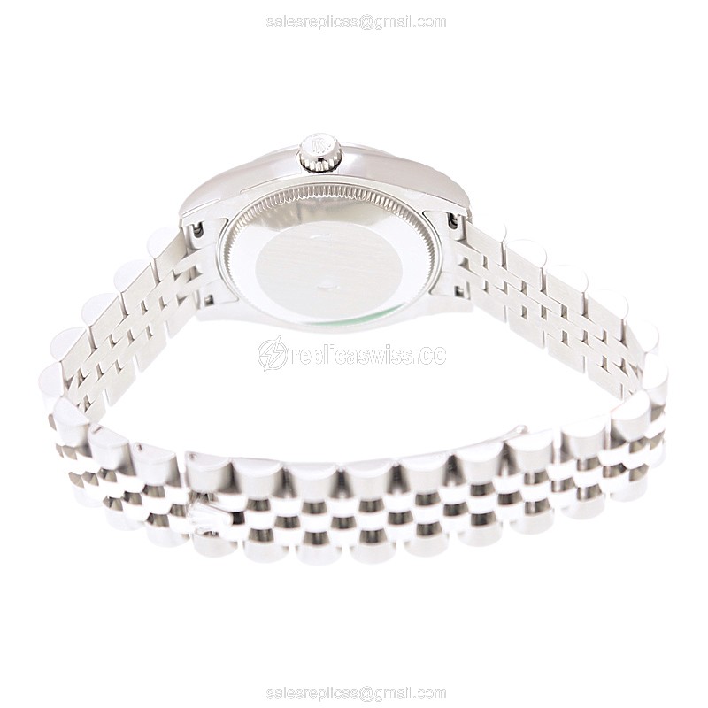 Rolex Datejust Replica - Automatic - Stainless Steel - Pink Dial - Silver Strap - View 4