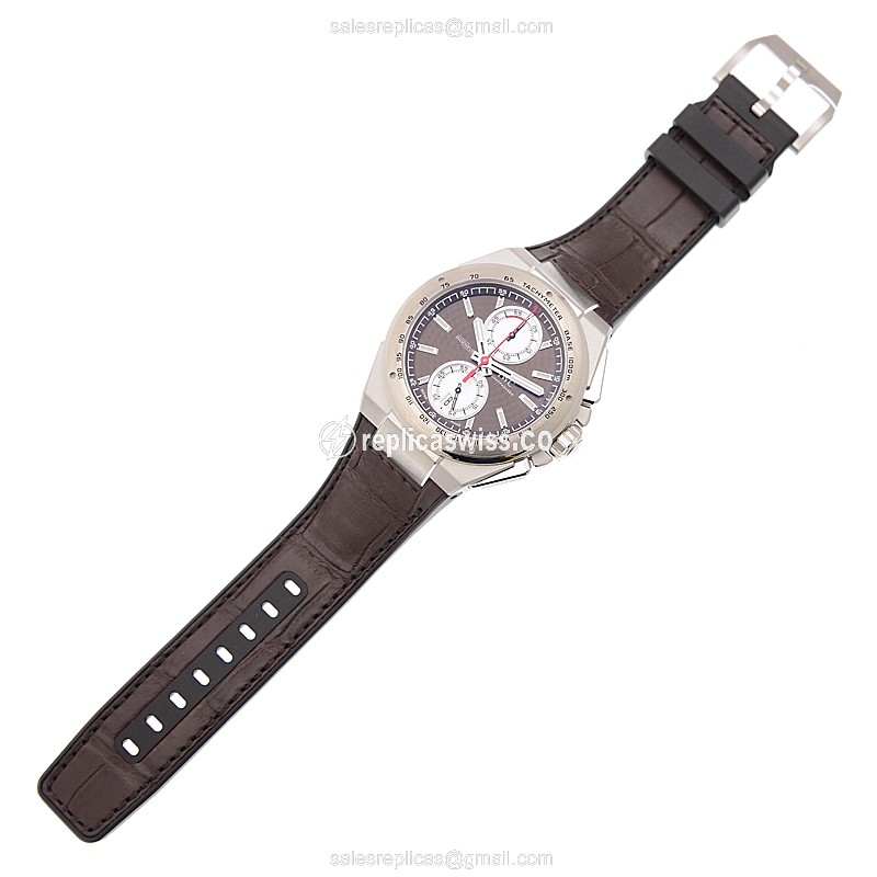 IWC Ingenieur Replica - Automatic - Brown Dial - Steel Case - Brown Rubber Strap - View 2