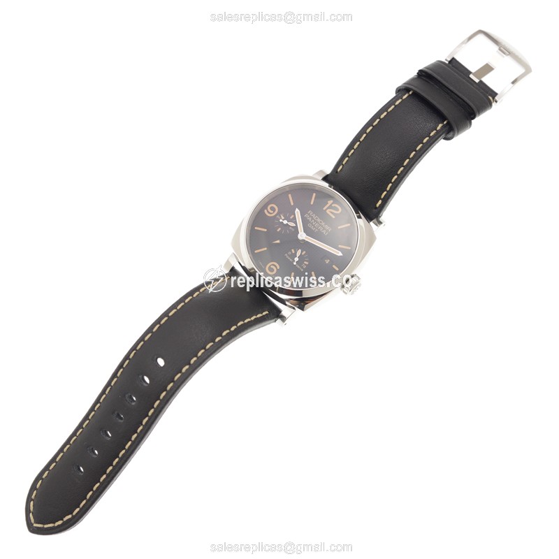 Panerai PAM00628 1940 - Replica - Automatic - Stainless Steel - Black - Cowhide Strap - Buckle Clasp - View 2