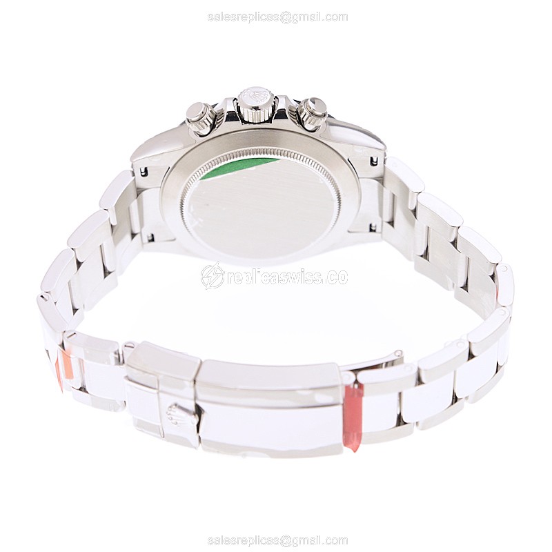 Rolex 116500LN-0001 Replica - Ceramic/Steel - Automatic - White Dial on Silver Strap - View 4