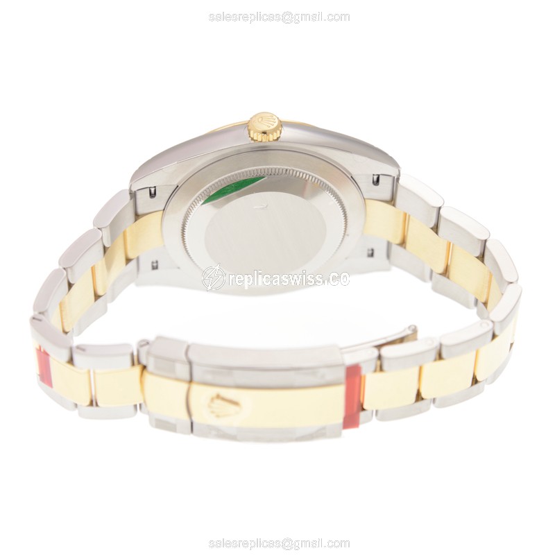 Rolex Datejust Replica - Automatic - 18kt Gold & Steel Case - White Dial - View 4