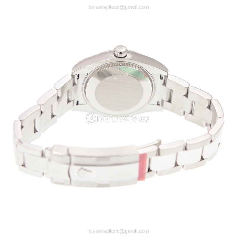 Rolex Datejust Replica - Automatic, Pink Dial on Silver Steel - View 4