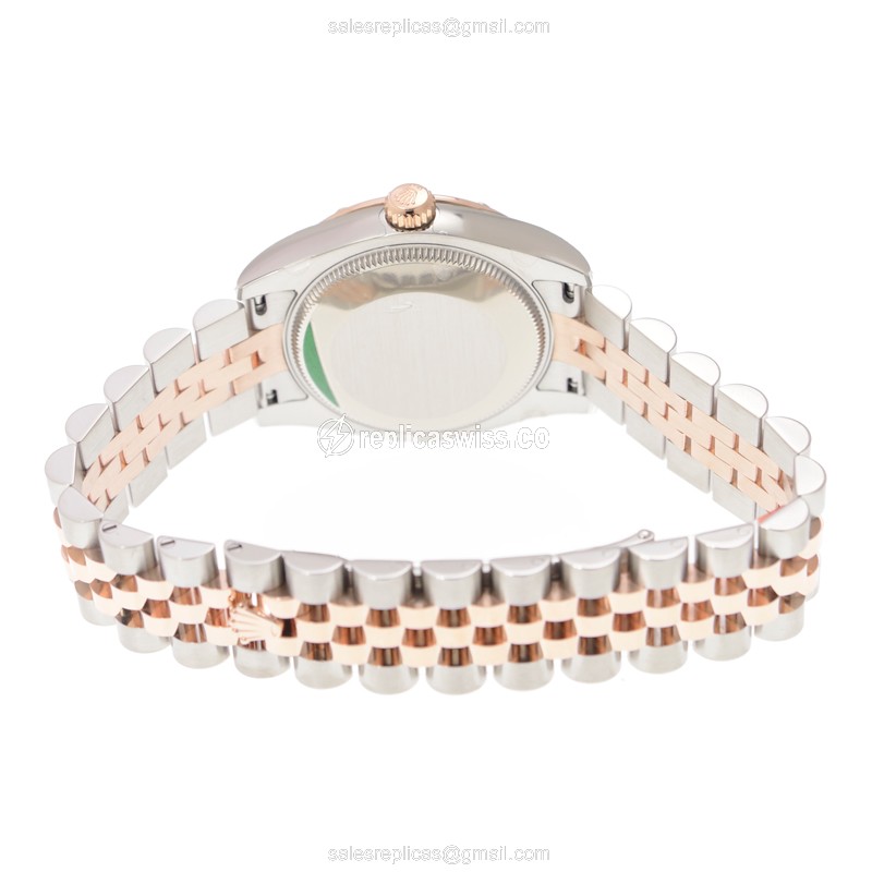Rolex Lady Datejust 178341BRVIDIA_J - Automatic - Brown Dial - Rose Gold & Steel - View 4