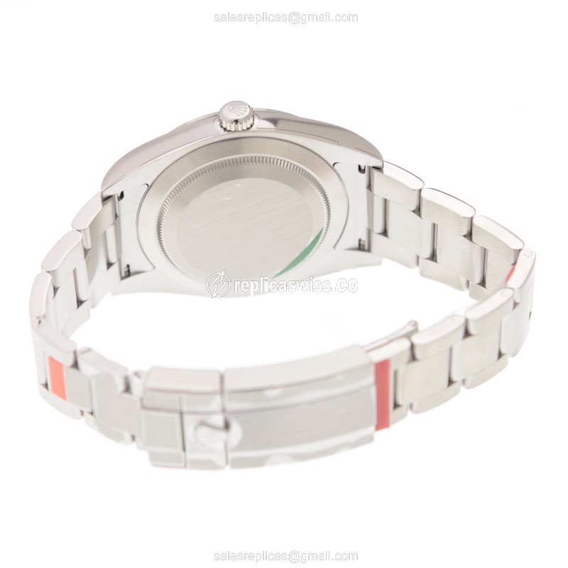 Rolex Explorer Replica - Automatic - Steel Case - Black - Silver Band - View 4