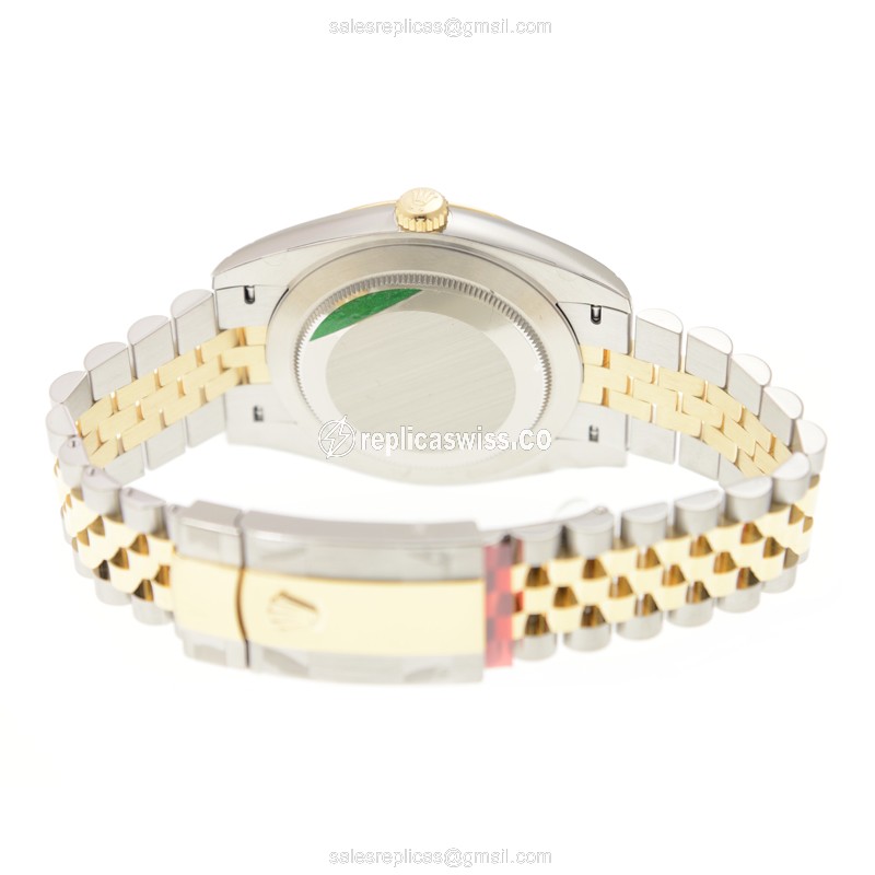 Rolex Datejust Replica - Automatic - 18kt Gold Case, Gold Dial & Clasp - View 4