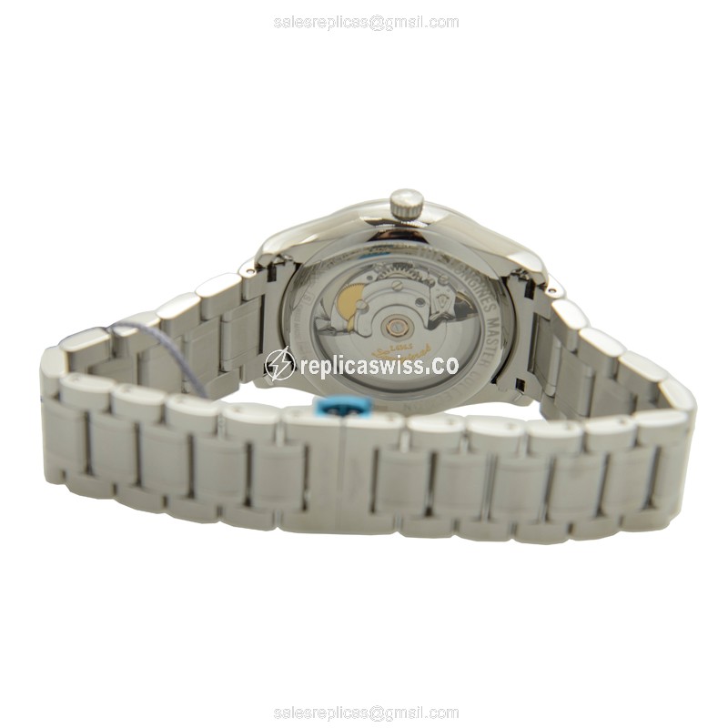 Longines L2.755.4.77.6 Replica - Automatic - Steel Case - Silver Dial, Steel Strap - View 4