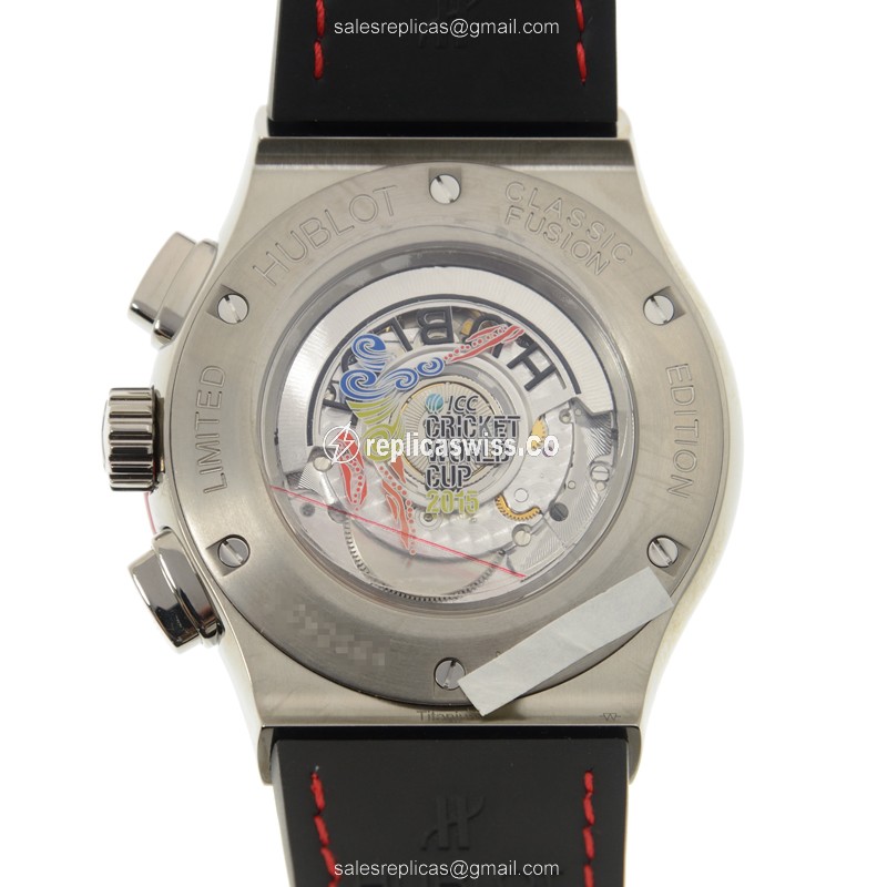 Hublot Classic Fusion Replica - Auto - Titanium - Skull Dial - View 3