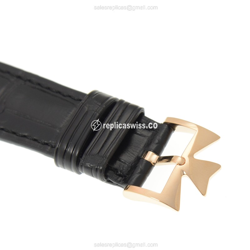 Vacheron Constantin 81180/000R-9162 PATRIMONY TRADITIONELLE - Manual Wind - 18kt Rose Gold - Dark Grey Dial - View 4