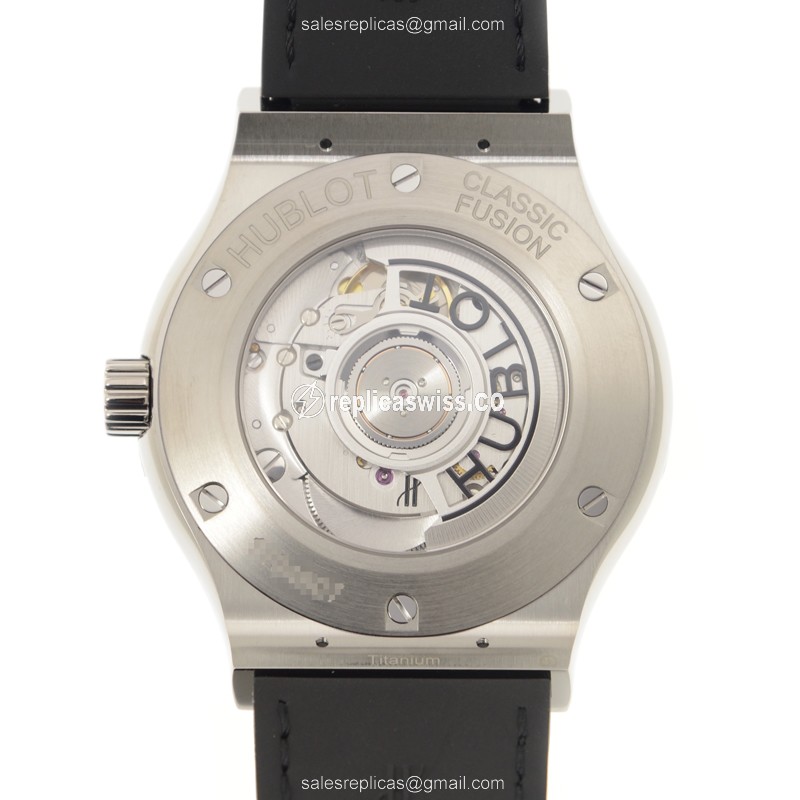 Watch Hublot Classic Fusion Replica - Auto - Diamond - Black - View 3