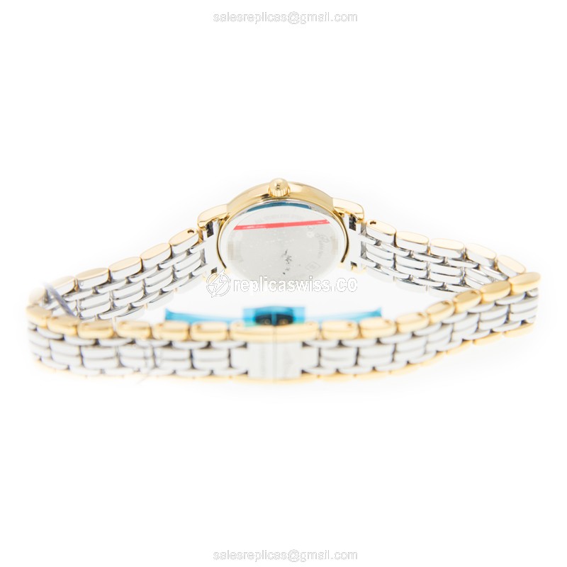 Longines Presence Replica - Quartz - Gold Plated - White Dial | Gold Strap - View 4