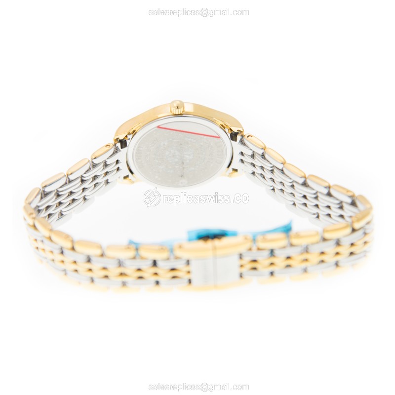 Longines Lyre Quartz Gold-Plated - Stainless Steel Case | Gold Dial | Clasp - View 4