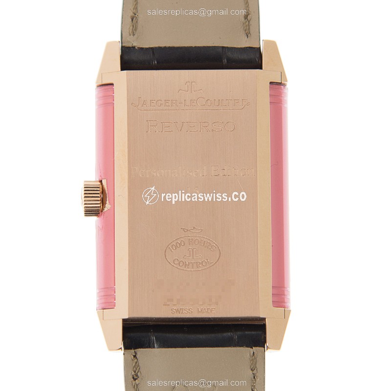 Jaeger-Lecoultre Q2702521 Replica - Manual Wind - 18kt Gold - White Dial - Black Alligator Buckle - View 3