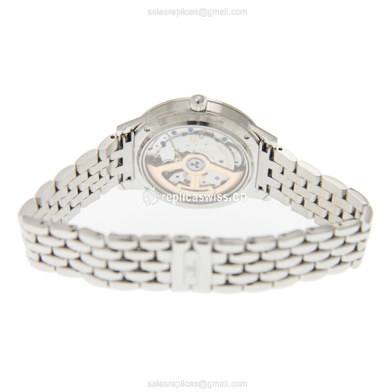 Jaeger-Lecoultre Rendez-Vous Automatic - White Dial - Silver Steel Case - Steel Band - View 4